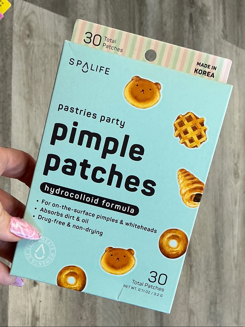 Spalife Pastries Party Pimple Patches - Mint Blue Box
